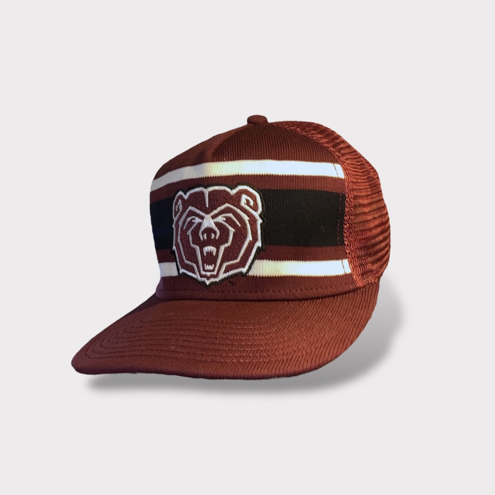 VINTAGE The Game Missouri State University Bears Logo SnapBack Trucker Hat